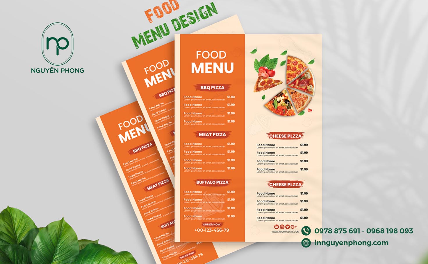 Menu dạng A4